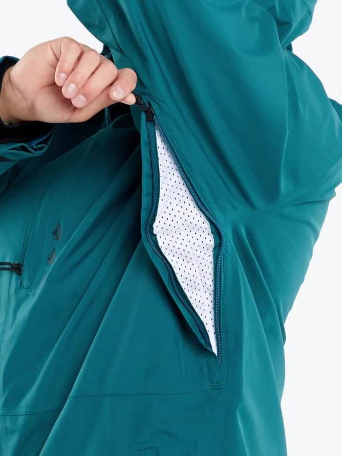 Mens Jackets Volcom Dua Insulated Gore Jacket 8211 Blue