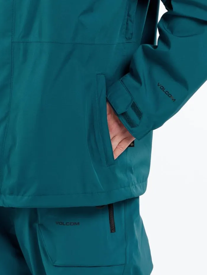 Mens Jackets Volcom Dua Insulated Gore Jacket 8211 Blue