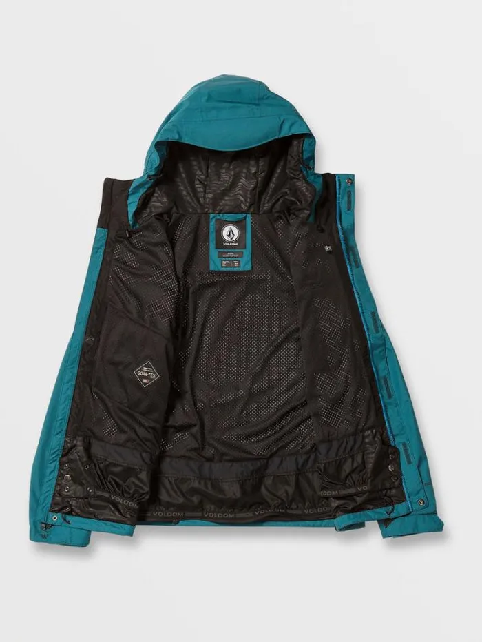 Mens Jackets Volcom Dua Insulated Gore Jacket 8211 Blue