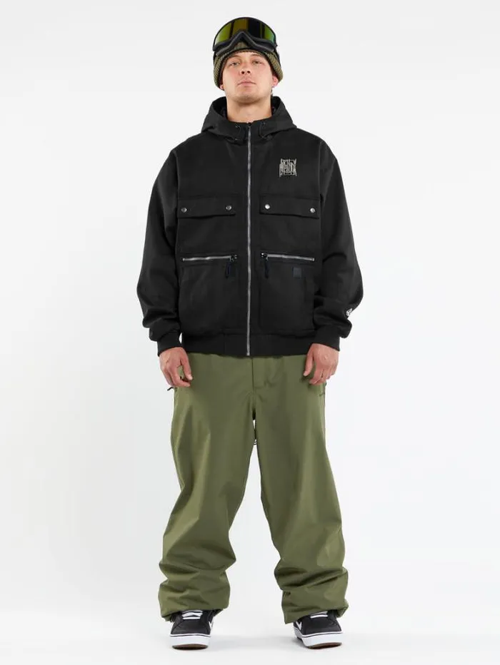 Mens Jackets Volcom Dustbox Jacket 8211 Black