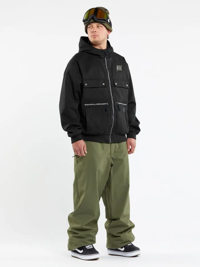 Mens Jackets Volcom Dustbox Jacket 8211 Black