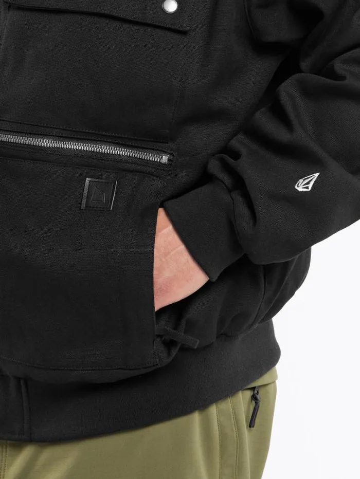 Mens Jackets Volcom Dustbox Jacket 8211 Black