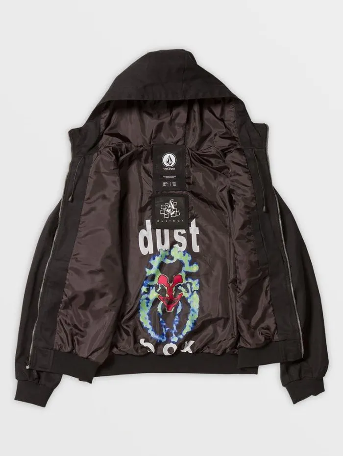 Mens Jackets Volcom Dustbox Jacket 8211 Black
