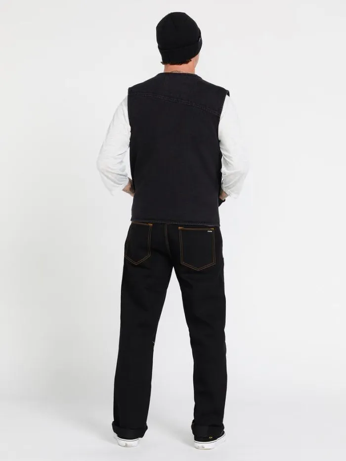 Mens Jackets Volcom Skate Vitals Collin Provost Vest 8211 Black