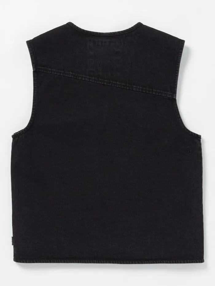 Mens Jackets Volcom Skate Vitals Collin Provost Vest 8211 Black