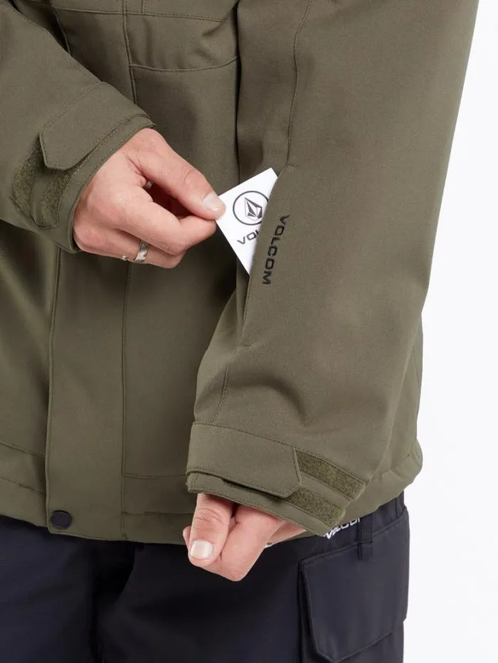 Mens Jackets Volcom VCo Op Jacket 8211 Teak
