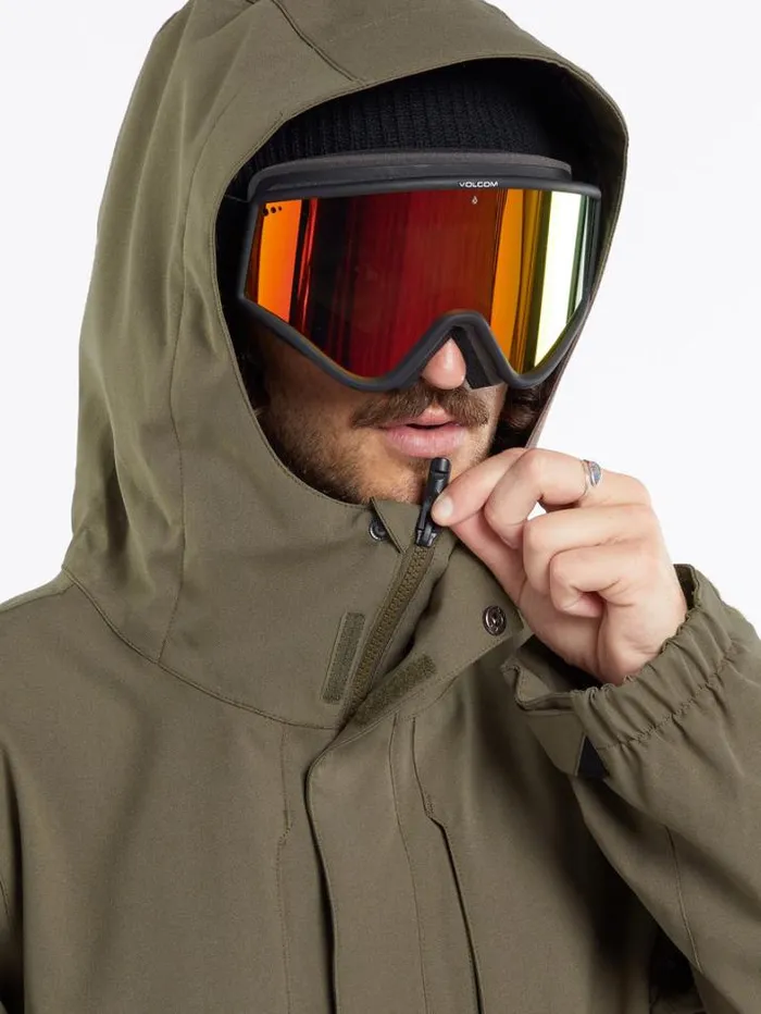 Mens Jackets Volcom VCo Op Jacket 8211 Teak