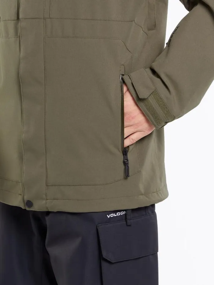 Mens Jackets Volcom VCo Op Jacket 8211 Teak