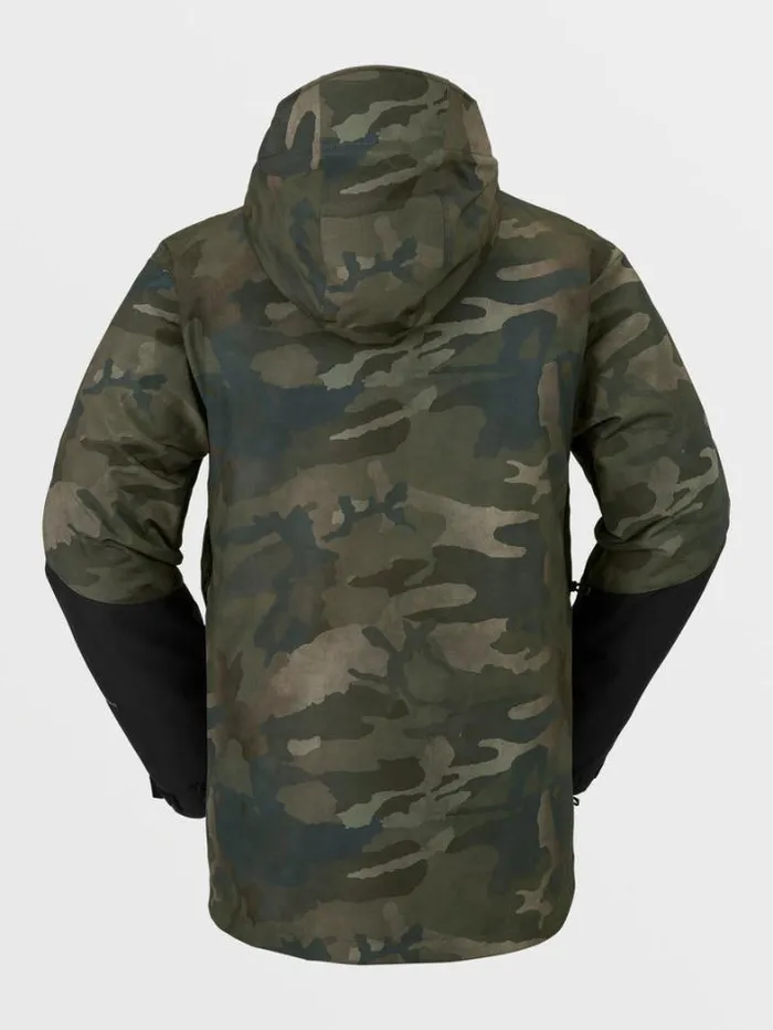 Mens Jackets Volcom Vcolp Jacket 8211 Cloudwash Camo