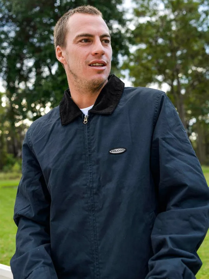 Mens Jackets Volcom Voider Lined Jacket 8211 Navy