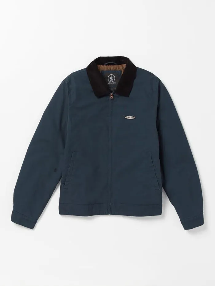 Mens Jackets Volcom Voider Lined Jacket 8211 Navy