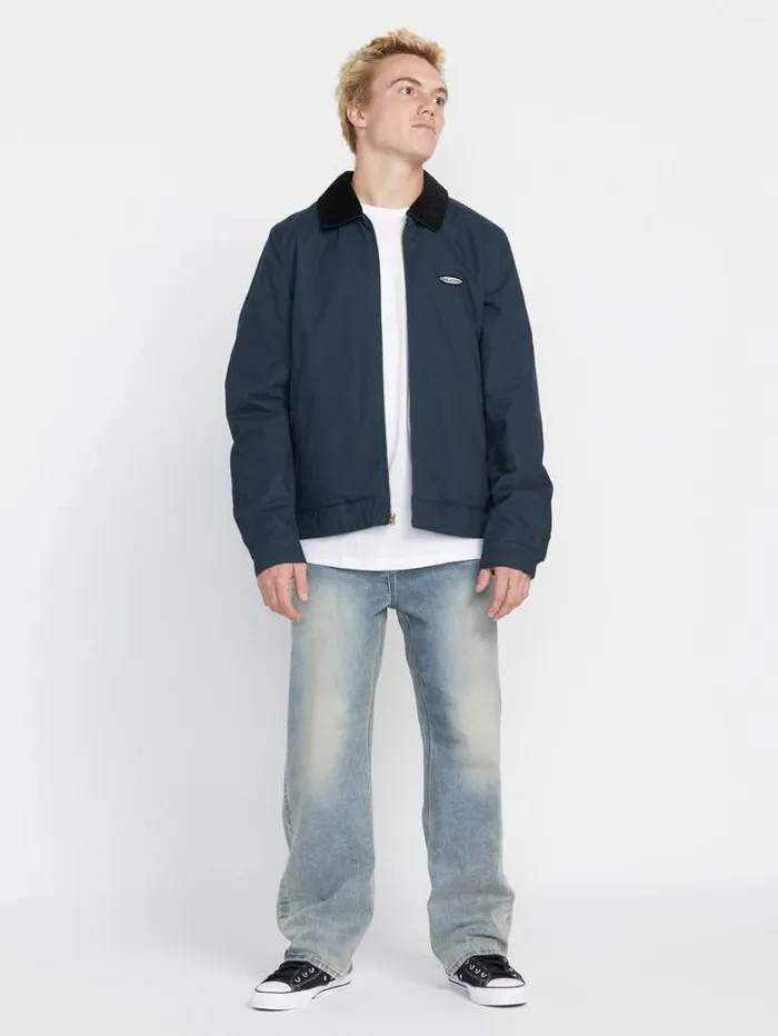 Mens Jackets Volcom Voider Lined Jacket 8211 Navy
