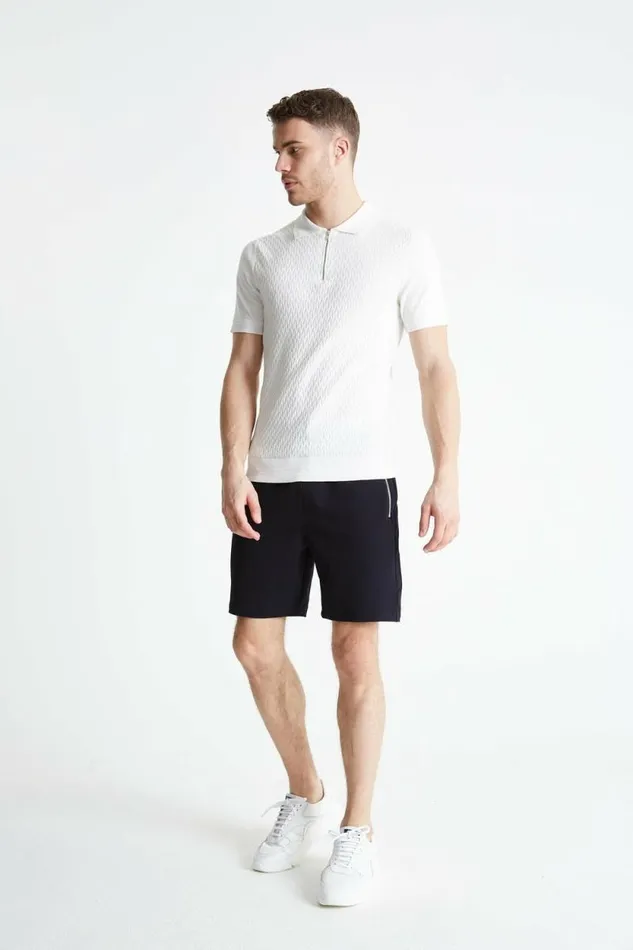 Mens Jukes Chino Shorts 8211 Navy Jameson Carter Shorts