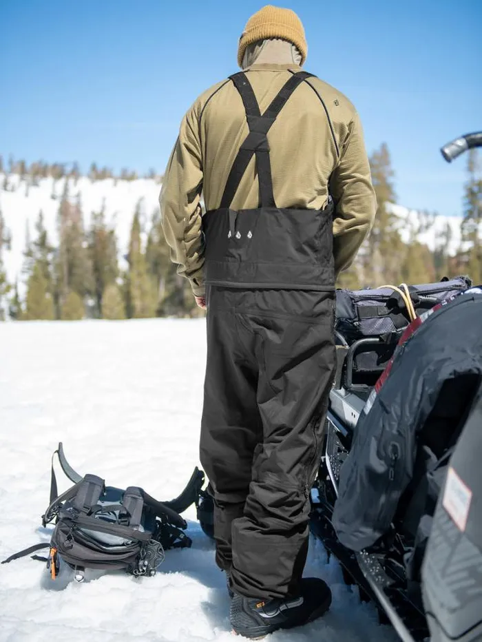 Mens Pants Volcom 3L GoreTex Bib Overhauler 8211 Black