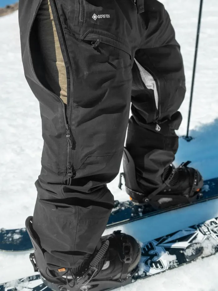 Mens Pants Volcom 3L GoreTex Bib Overhauler 8211 Black
