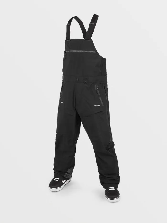 Mens Pants Volcom 3L GoreTex Bib Overhauler 8211 Black