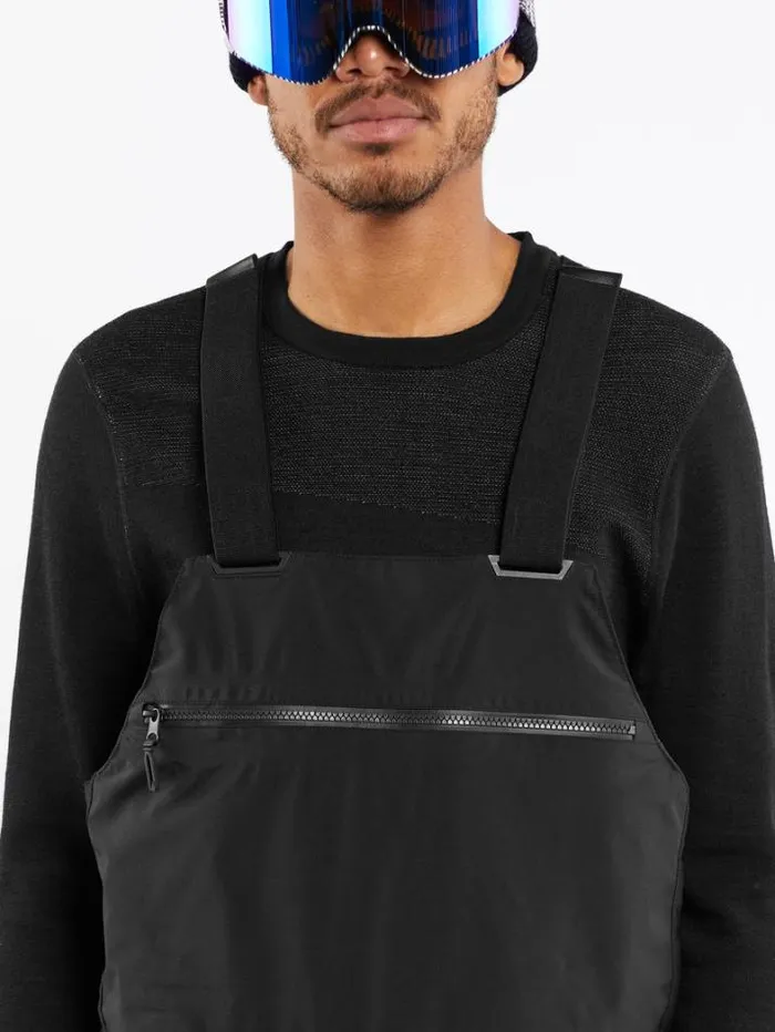 Mens Pants Volcom 3L GoreTex Bib Overhauler 8211 Black