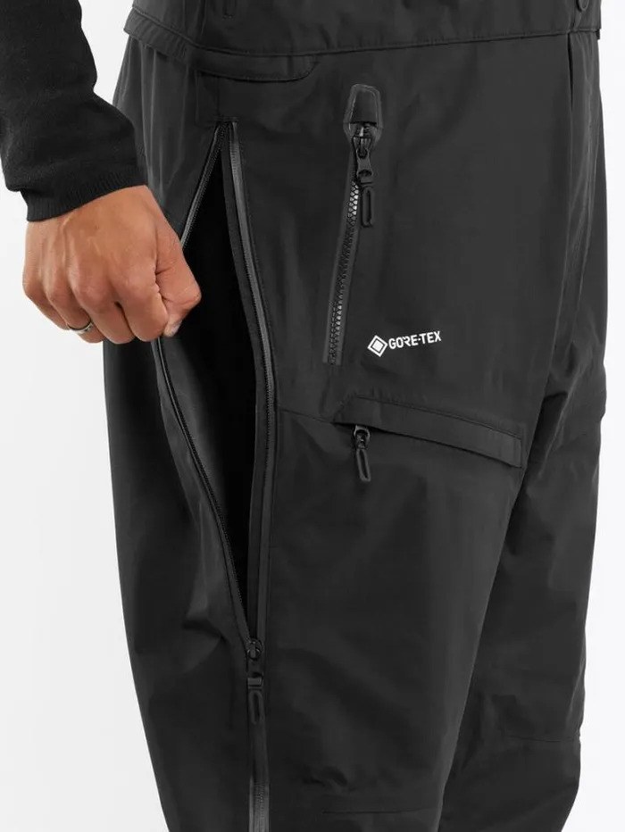 Mens Pants Volcom 3L GoreTex Bib Overhauler 8211 Black