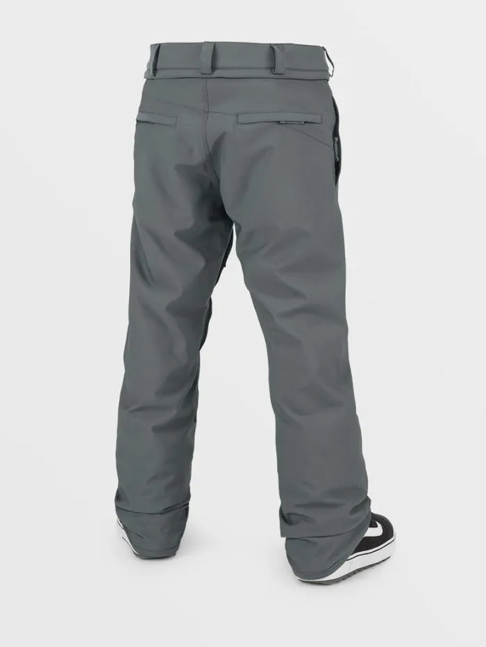 Mens Pants Volcom Freakin Snow Chino Pants 8211 Dark Grey