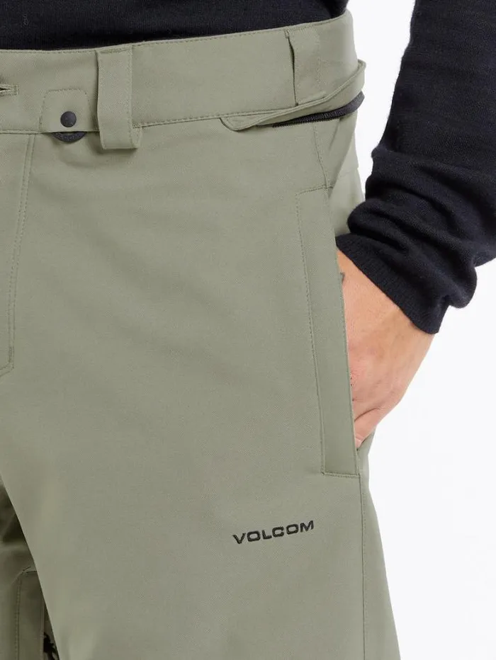 Mens Pants Volcom Freakin Snow Chino Pants 8211 Light Military