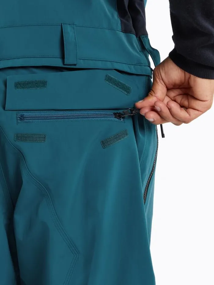 Mens Pants Volcom Rain GoreTex Bib Overalls 8211 Blue
