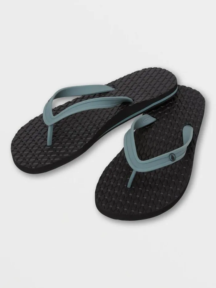 Mens Sandals Volcom Eco Concourse Sandals 8211 Blue Combo