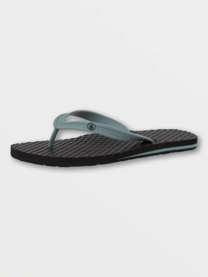 Mens Sandals Volcom Eco Concourse Sandals 8211 Blue Combo