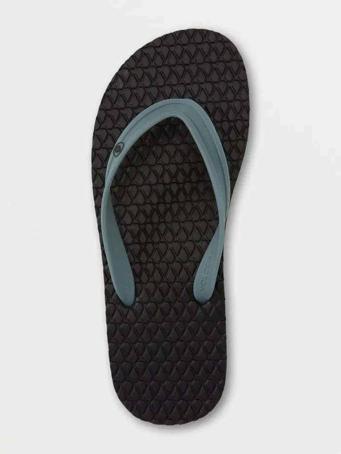 Mens Sandals Volcom Eco Concourse Sandals 8211 Blue Combo