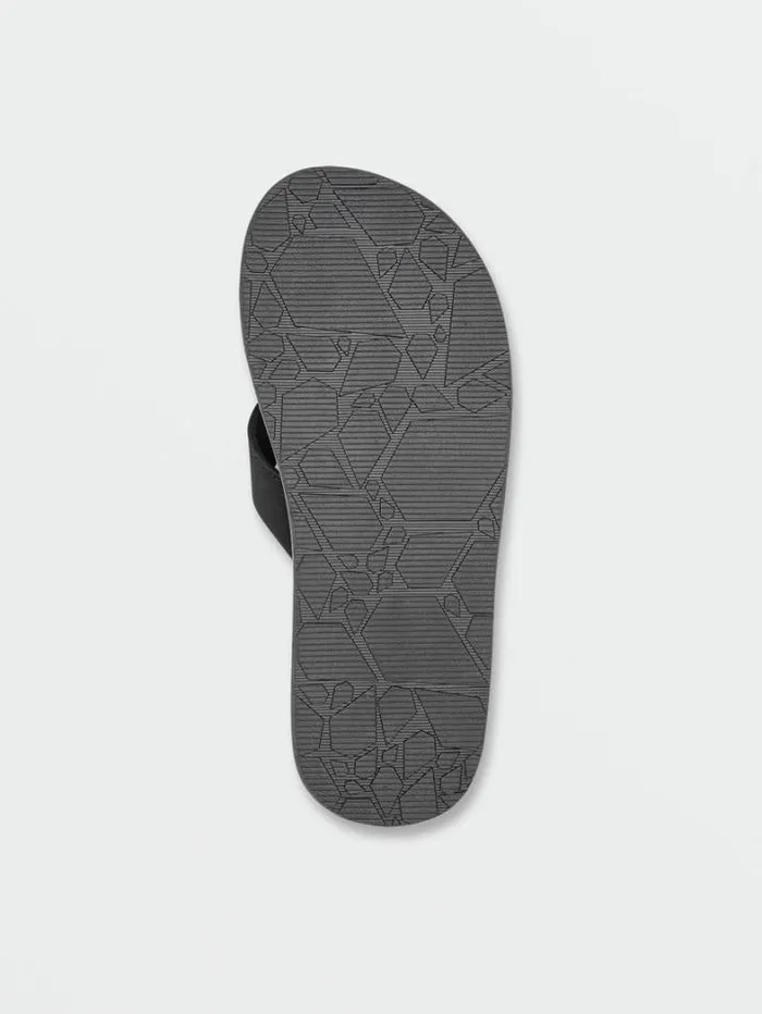 Mens Sandals Volcom Recliner Sandals 8211 Navy Combo