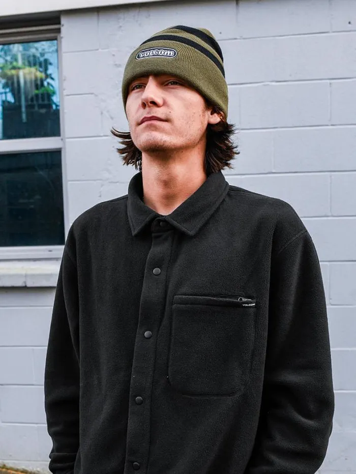 Mens Shirts and Flannels Volcom Bowered Light Long Sleeve Shirt 8211 Black