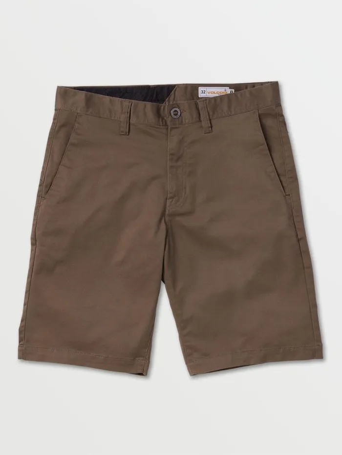 Mens Shorts Volcom Frickin Chino Shorts 8211 Mushroom