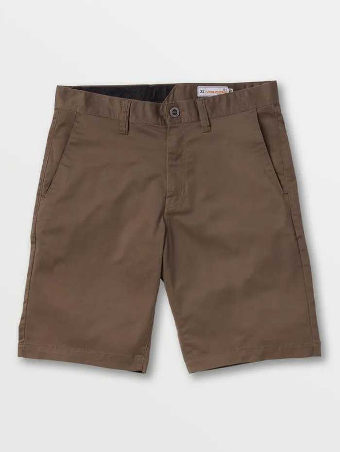 Mens Shorts Volcom Frickin Chino Shorts 8211 Mushroom