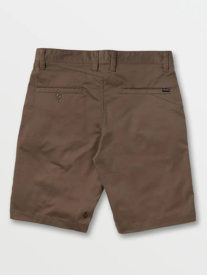 Mens Shorts Volcom Frickin Chino Shorts 8211 Mushroom