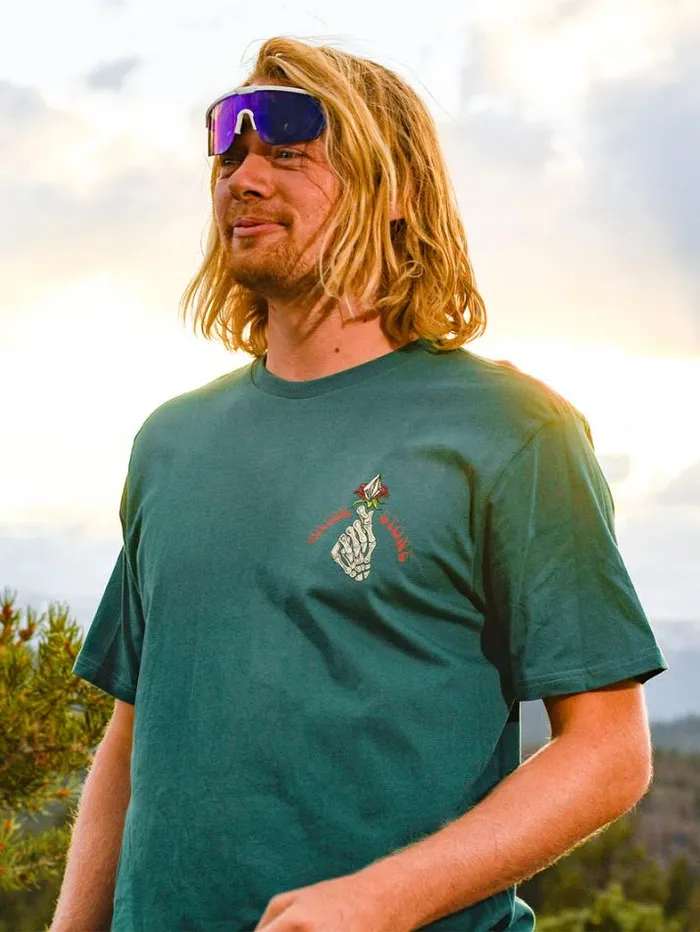 Mens TShirts and Tanks Volcom Stone Stoker Farm To Yarn Short Sleeve Tee 8211 Ranger Green