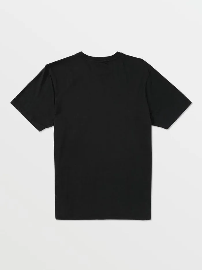 Mens Tops and Tees Volcom Solid Pocket Tee Short Sleeve Tee 8211 Black