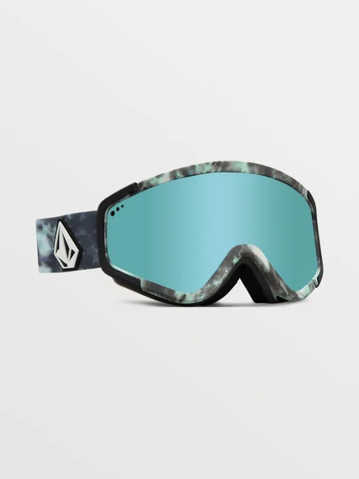 MensWomensKids Accessories Volcom Attunga Goggle 8211 SpritzBlack Ice ChromeBL