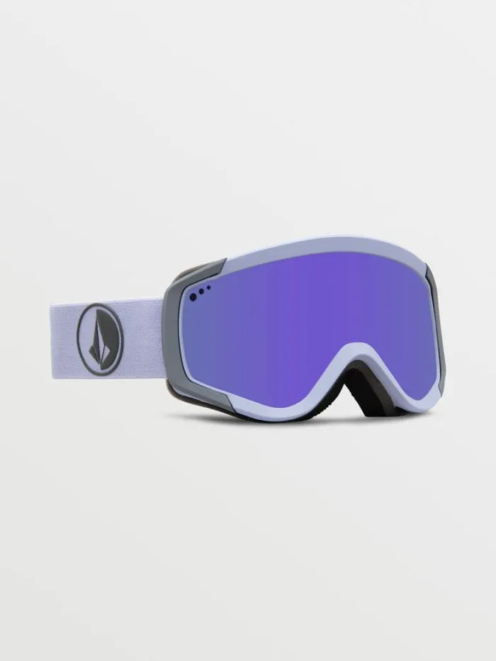MensWomensKids Goggles Volcom Attunga Youth Goggle 8211 LilacStorm Purple ChromeBL