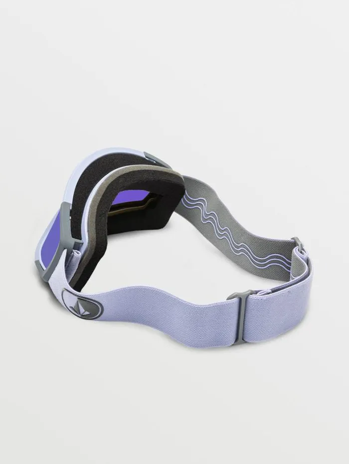 MensWomensKids Goggles Volcom Attunga Youth Goggle 8211 LilacStorm Purple ChromeBL