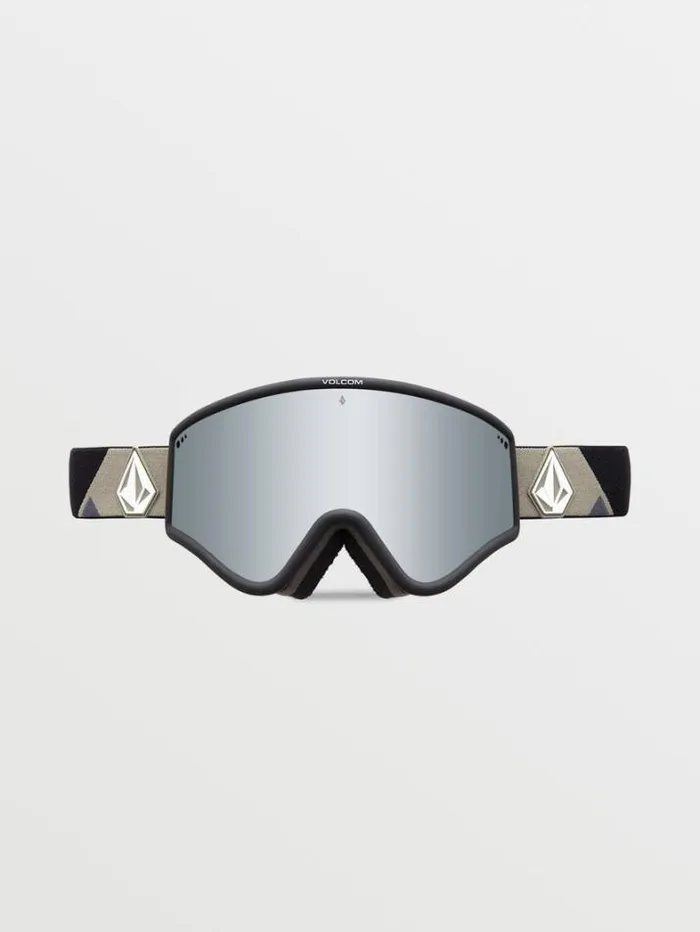 MensWomensKids Goggles Volcom Yae Goggle 8211 Lt MilitaryBlack Silver ChromeBL