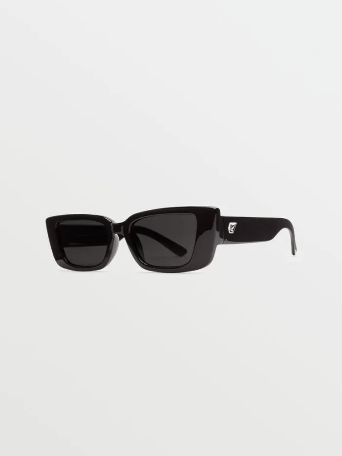 MensWomens Sunglasses Volcom Strange Land Sunglasses 8211 Gloss BlackGray