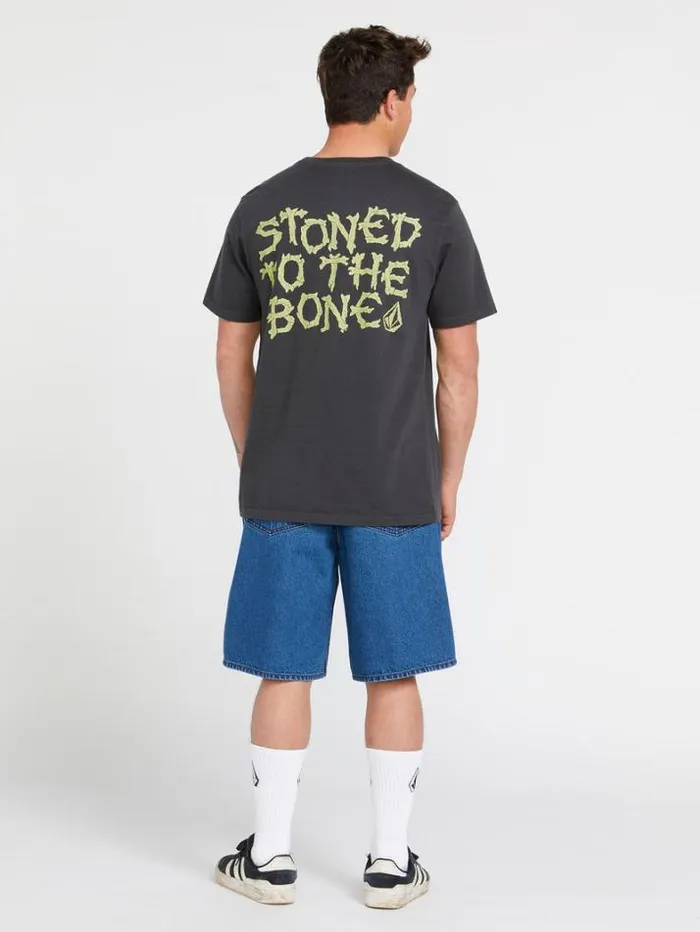 MensWomens TShirts and Tanks Volcom Stoned To The Bone Short Sleeve Tee 8211 Stealth