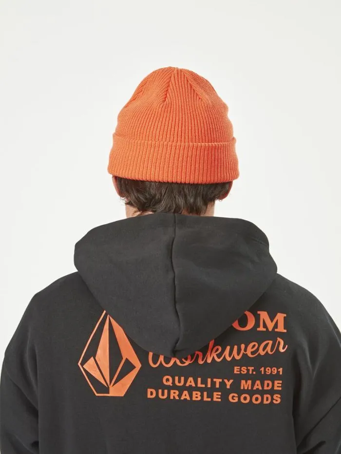 MensWorkwear Hats and Beanies Volcom Workwear Beanie 8211 Orange