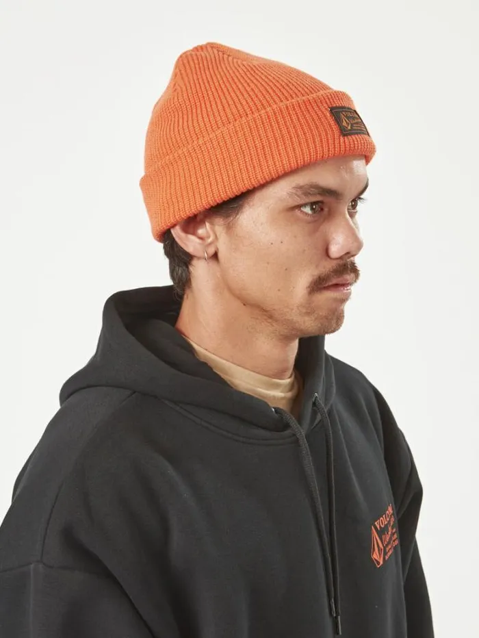 MensWorkwear Hats and Beanies Volcom Workwear Beanie 8211 Orange