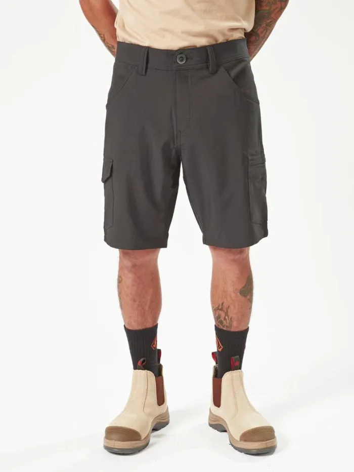 MensWorkwear Shorts Volcom Workwear Slab Hybrid Shorts 8211 Black