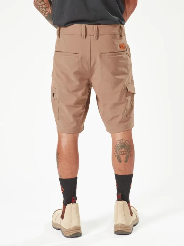 MensWorkwear Shorts Volcom Workwear Slab Hybrid Shorts 8211 Brindle