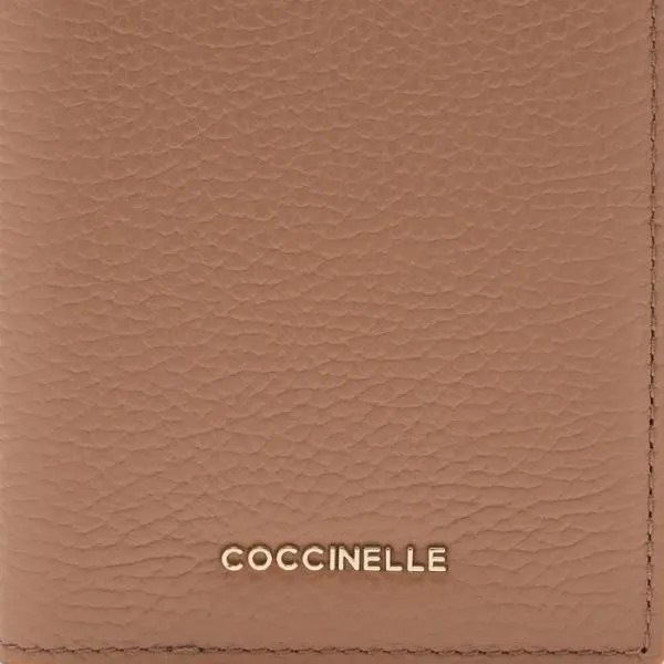 Metallic Soft Skin Women Coccinelle Wallets and Small Leather Goods