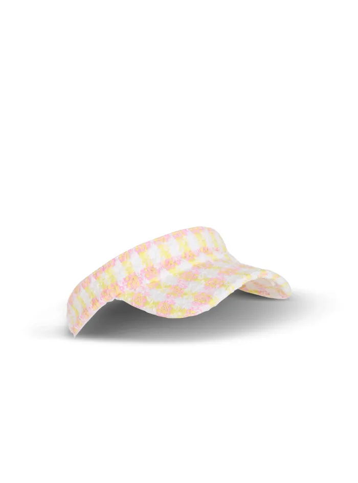 Miami Tweed Visor Cap Multicolor Women Balmain Hats And Caps