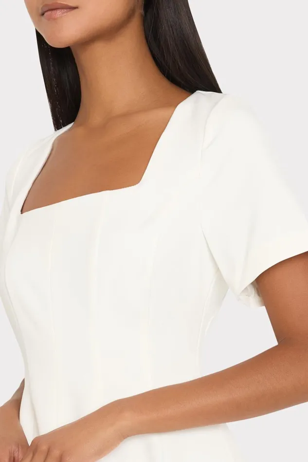 Milly Joy Lace Combo Mini Godet Dress White Women Dresses Milly Joy Lace Combo Mini Godet Dress White Women Dresses
