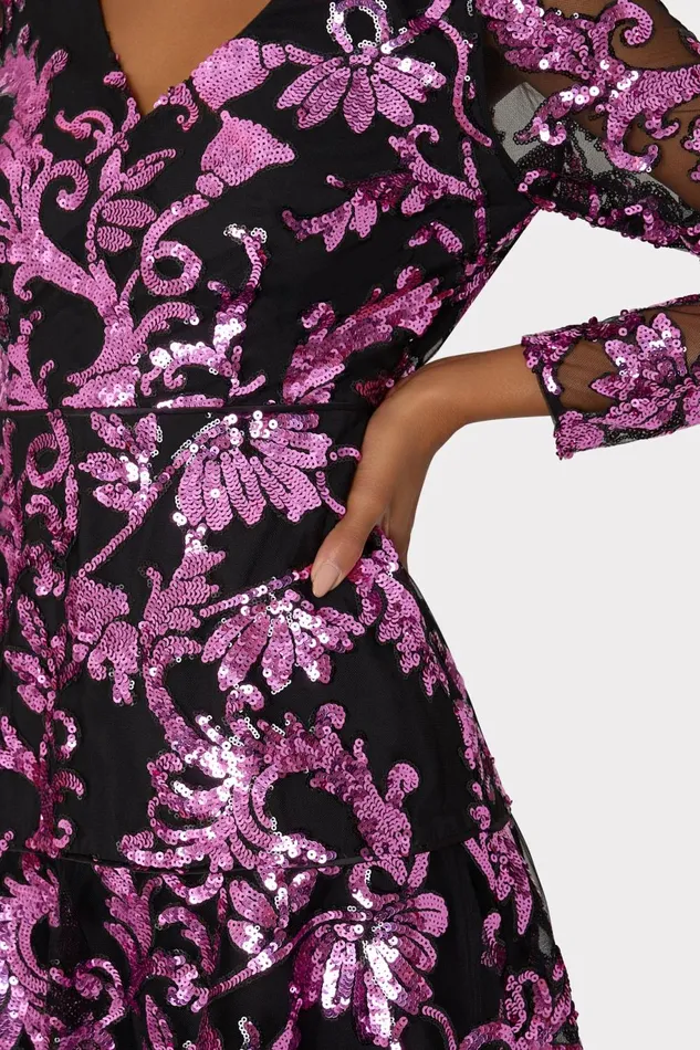 Milly Tove Tassel Paisley Sequins Dress Pink Multi Women Dresses Milly Tove Tassel Paisley Sequins Dress Pink Multi Women Dresses