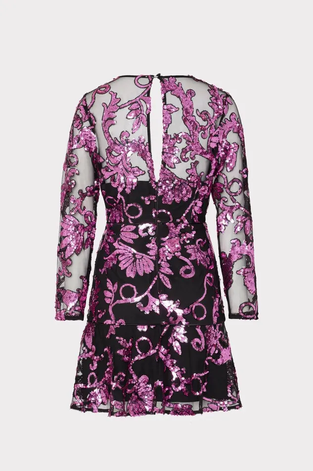 Milly Tove Tassel Paisley Sequins Dress Pink Multi Women Dresses Milly Tove Tassel Paisley Sequins Dress Pink Multi Women Dresses